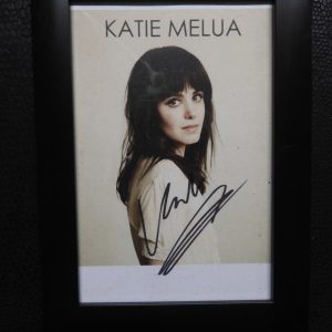 Framed Katie Melua Signed Photo.