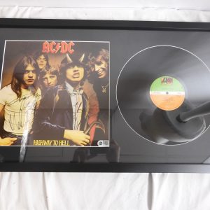 AC/DC Highway To Hell - K50628 1st Pressing - Signed by Bon Scott, Angus Young, Malcolm Young, Phil Rudd, Cliff Williams, with C.O.A.